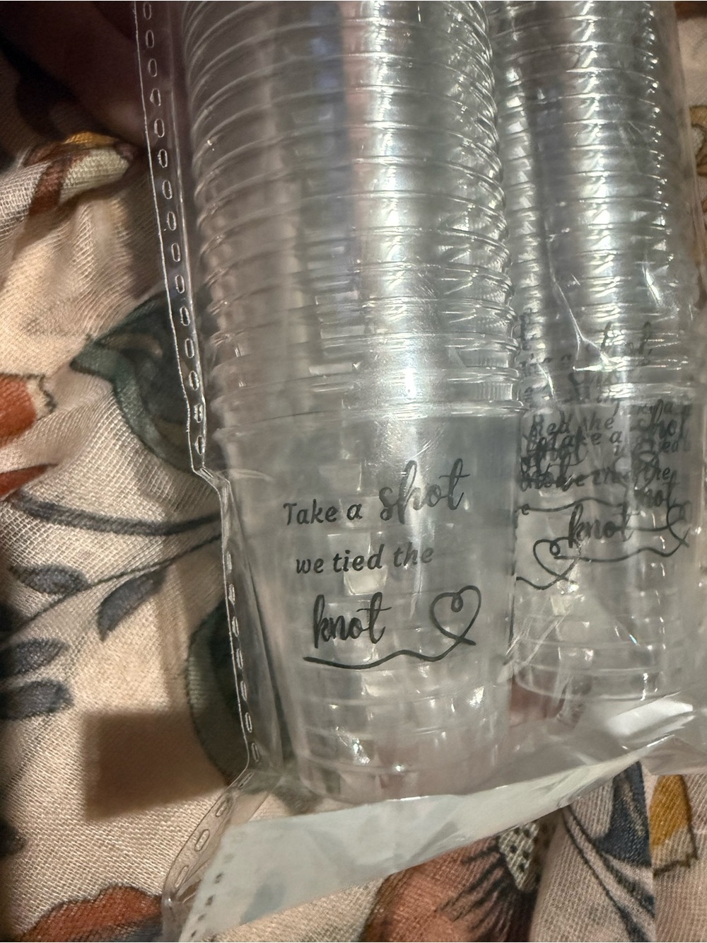 50 take a shot we tied the knot - shotglasses